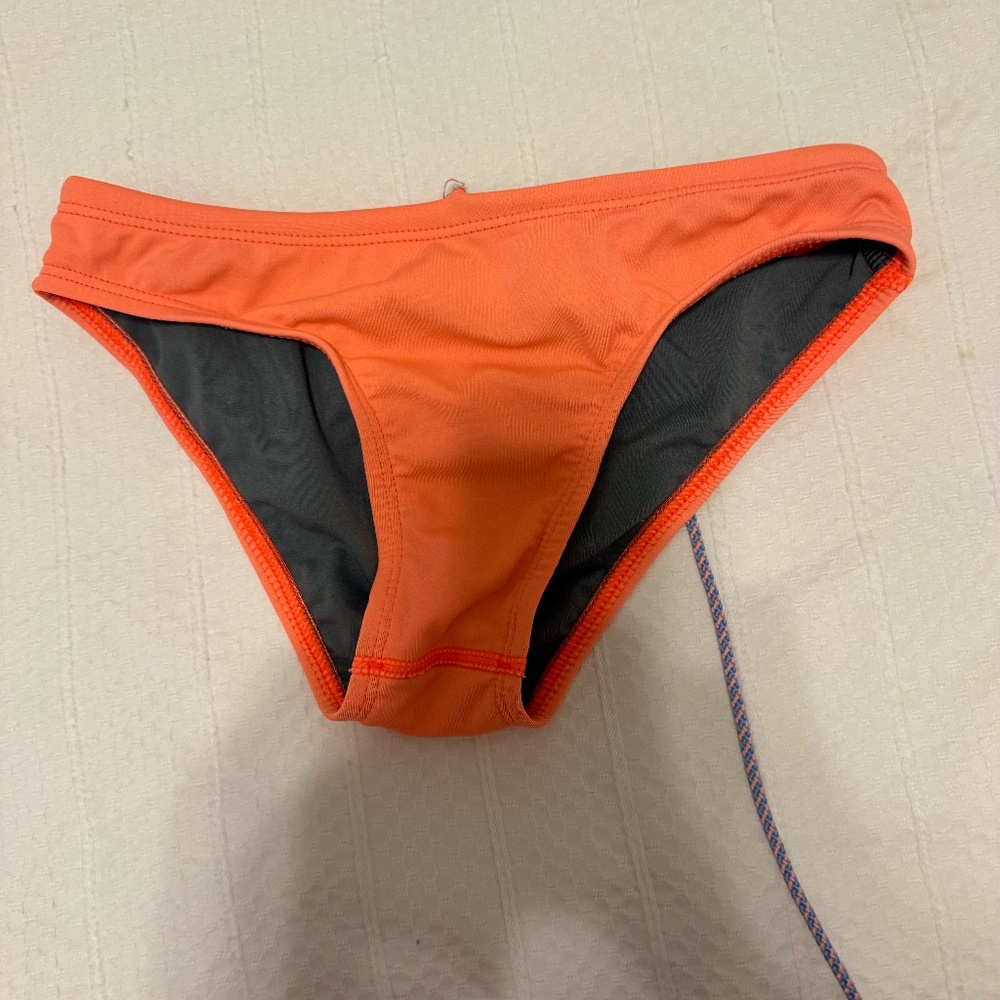 Jolyn Andy style bikini bottoms - size XS- Orange